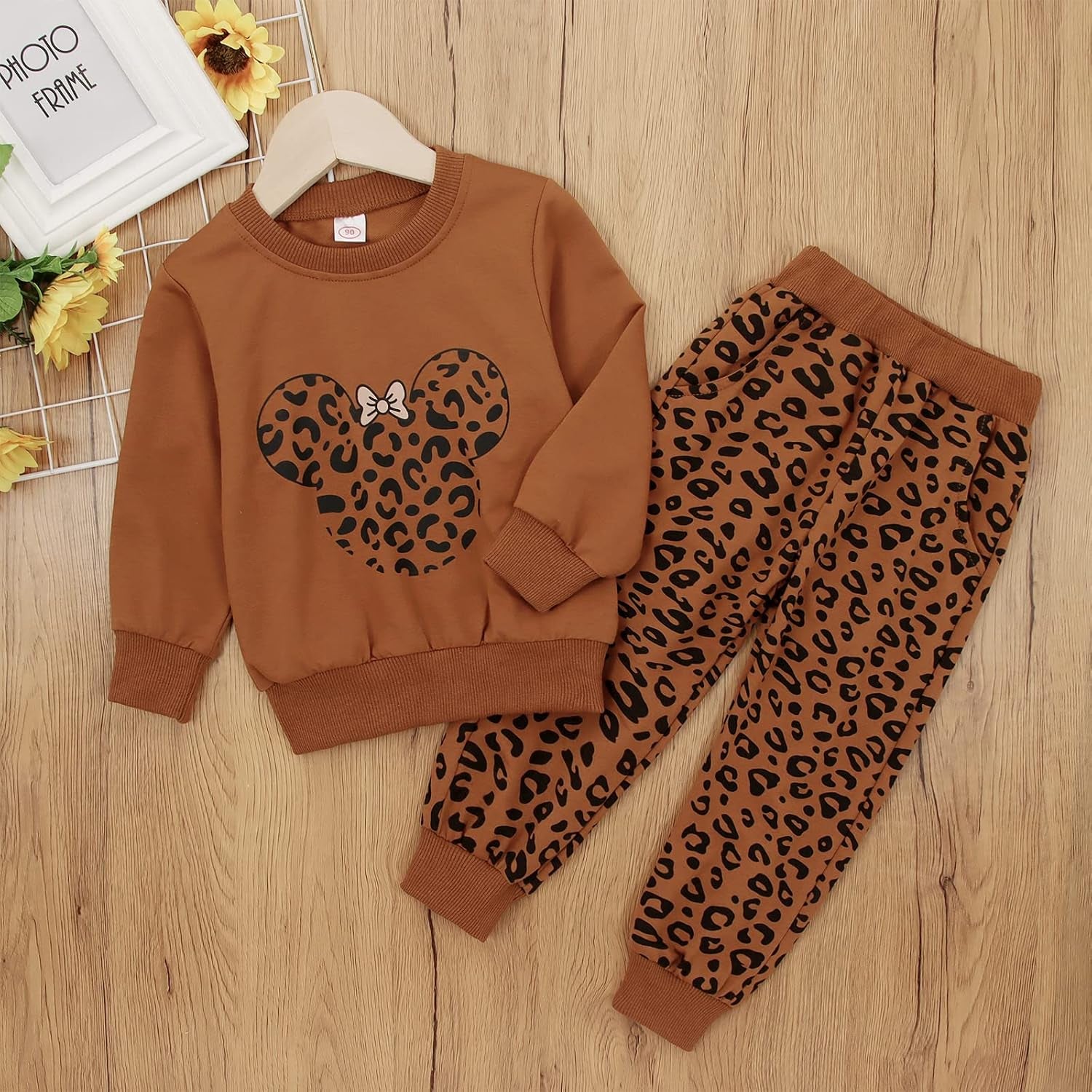 Toddler Infant Baby Girl Clothes Fall Winter Long Sleeve Sweatshirts Pants 2 Piece Cute Outfits Leggings Set 1-6T